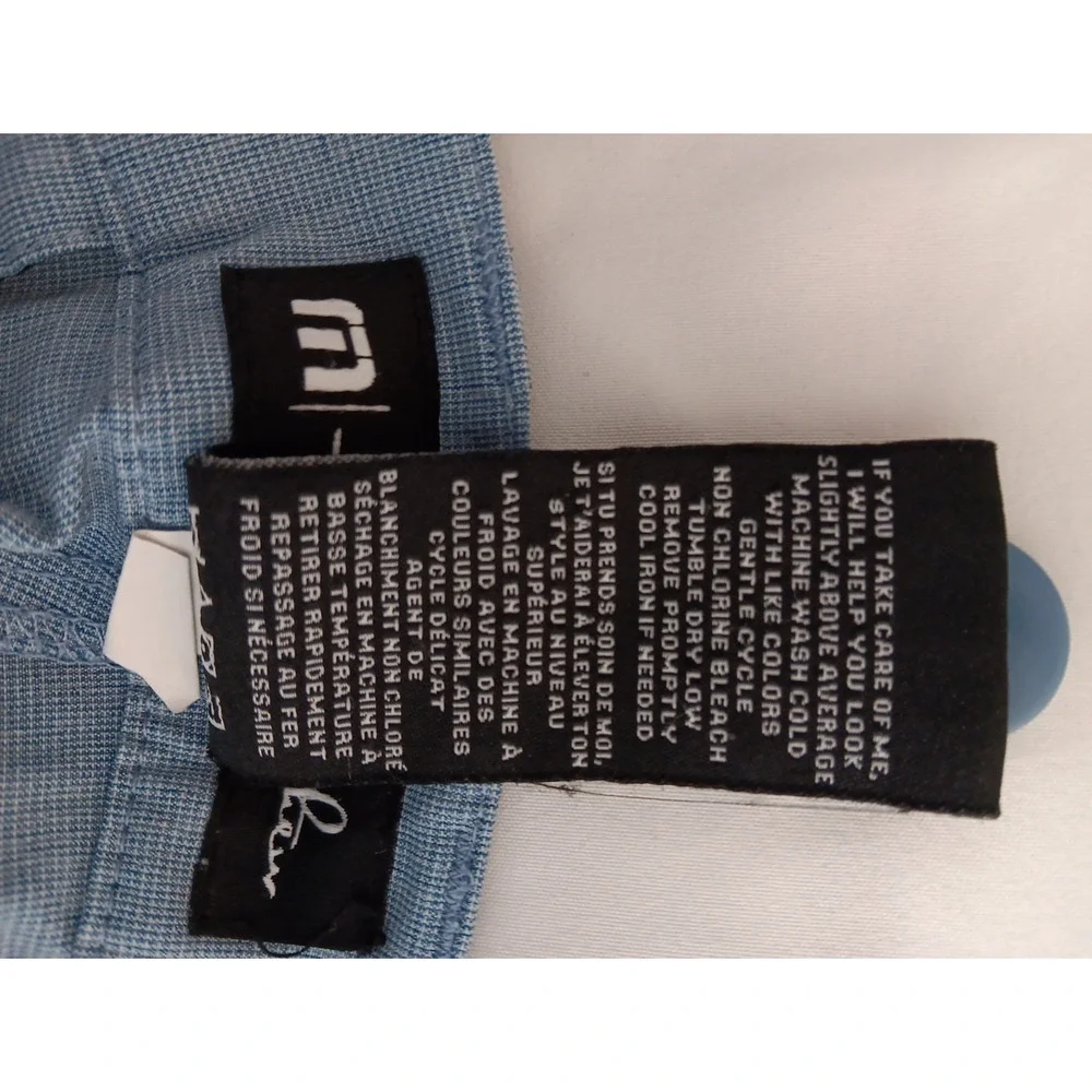 Travis Mathew Mens 32x9 Shorts Performance‎ Golf Chino Stretch Blue